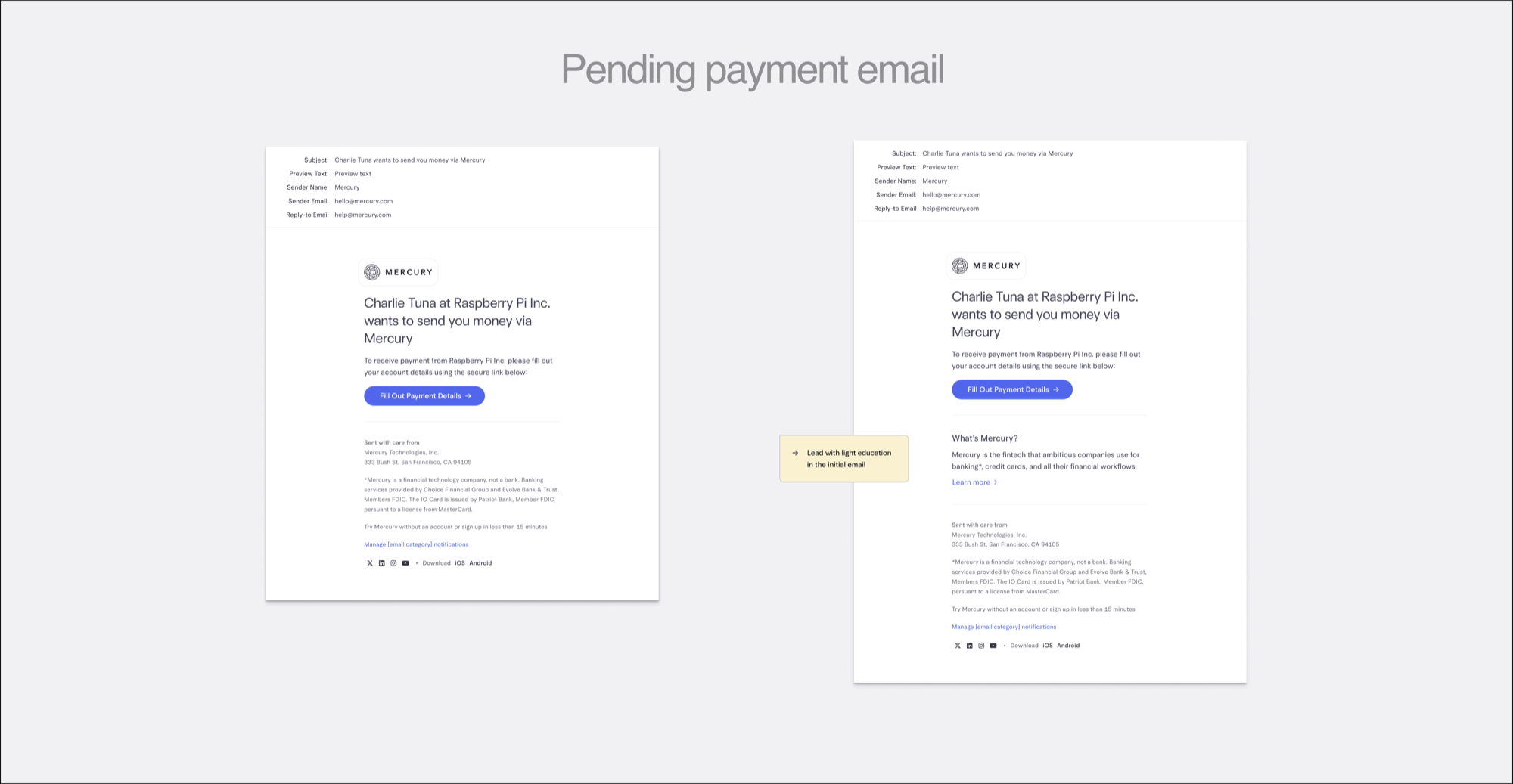 Notification email — value-prop intro added